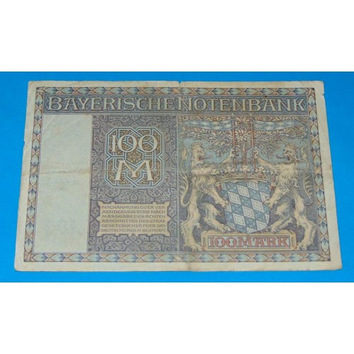 Beieren - 100 mark 1922