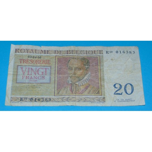 België - 20 frank 1956