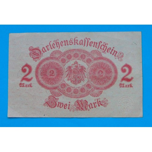 Duitsland - Darlehenskassenschein 2 mark - 1914 - Pr