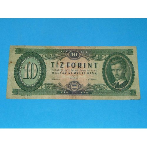 Hongarije - 10 Forint 1962
