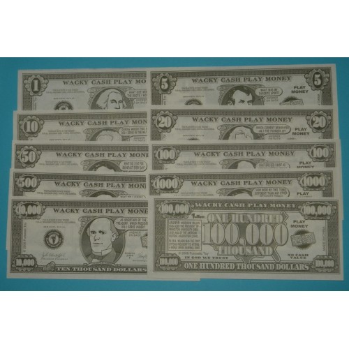 10 Amerikaanse bankbiljetten - model A
