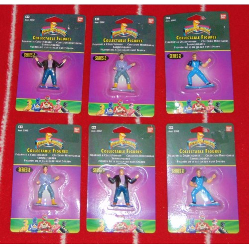 6 Power Rangers figuren - Bandai - 1994 - nieuw