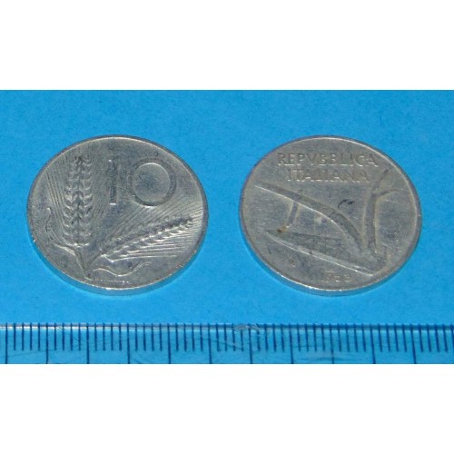 Italië - 10 lire 1953
