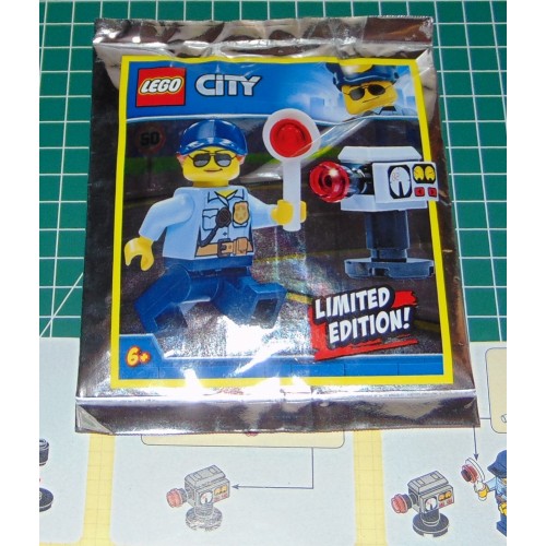 Lego City agente met snelheidscamera - limited edition