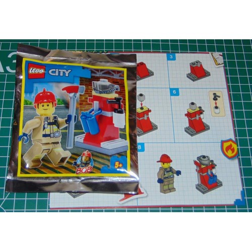 Lego City brandweerman Bob met uitrusting