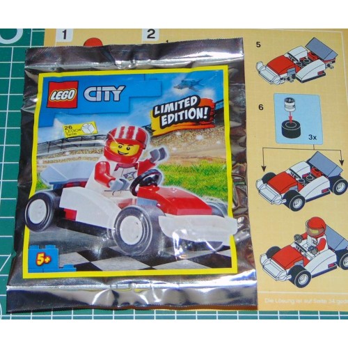 Lego City raceauto met coureur - limited edition
