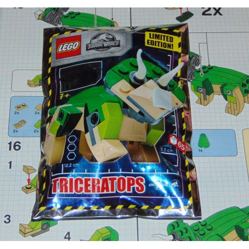 Lego Jurasic World Triceratops - limited edition