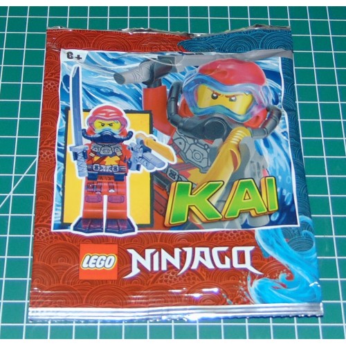 Lego Ninjago duiker Kai met zwaard-harpoen en katana
