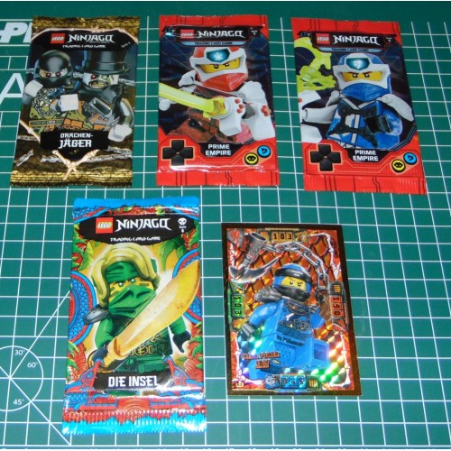 21 Lego Ninjago trading cards - set F