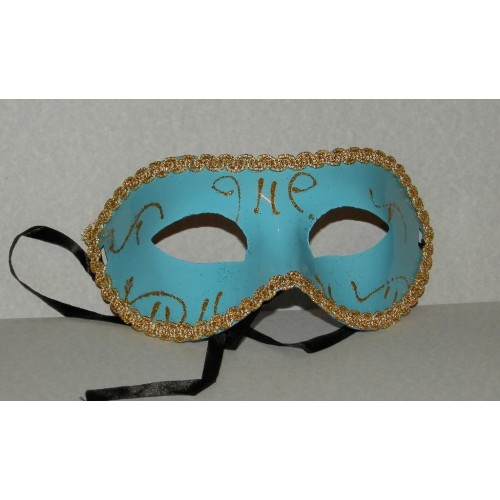 Lichtblauw Venetiaans masker