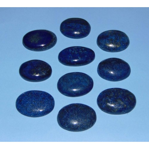 10 Stuks Lapis Lazuli cabochon - Tibet - lot BM - 457,5 kt