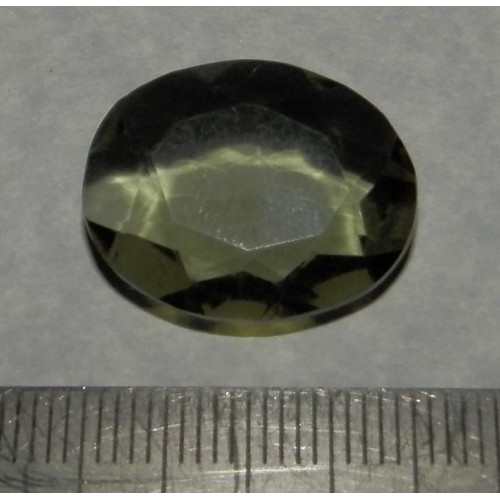 Groene Amethist - steen AF - ovaal geslepen - 22x17mm