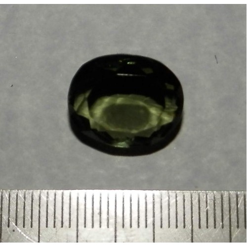 Groene Amethist - steen U - ovaal geslepen - 15x12mm