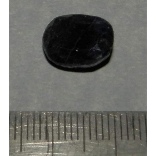 Saffier GBO - ovaal geslepen - 12x9,5mm