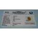 Gele Saffier GCY - ovaal geslepen - 14x10mm -met certificaat
