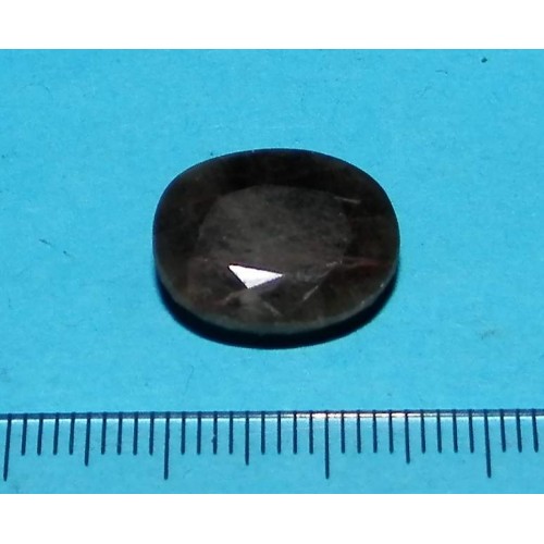 Goudbruine Saffier - steen AA - ovaal geslepen - 16x12mm