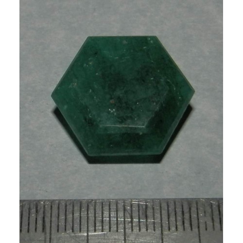 Smaragd GBD - zeshoekig - 20x20mm - met certificaat