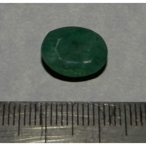 Smaragd GBZ - ovaal geslepen - 13,3x10,2mm