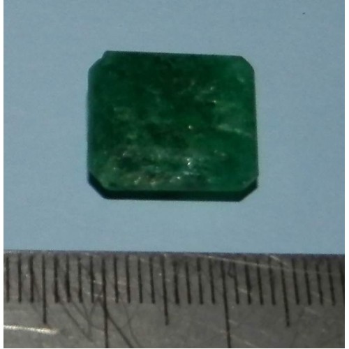 Smaragd GCU - emerald gesl.- 14,7x12,4mm - met certifificaat