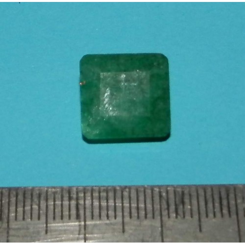Smaragd GDC - radiant geslepen - 13x12mm - met certificaat