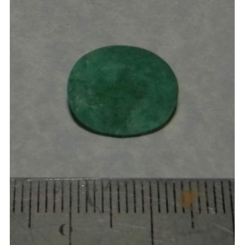 Smaragd GDX - ovaal geslepen - 14,4x11,6mm - met certificaat