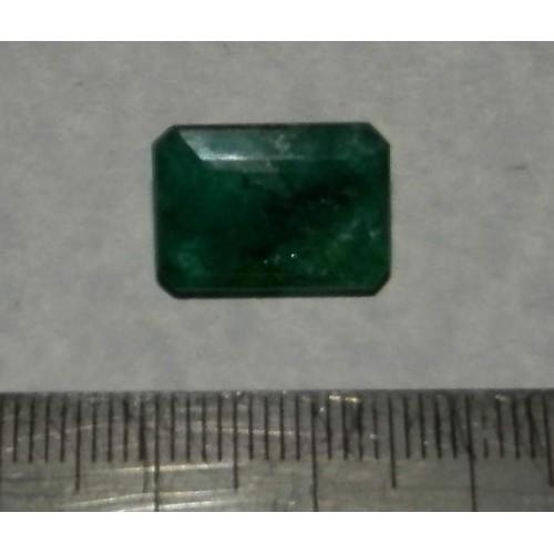 Smaragd GEG - emerald gesl. - 12,7x11,3mm - met certificaat