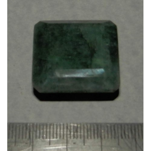 Smaragd GEQ - emerald geslepen - 26x26mm - met certificaat