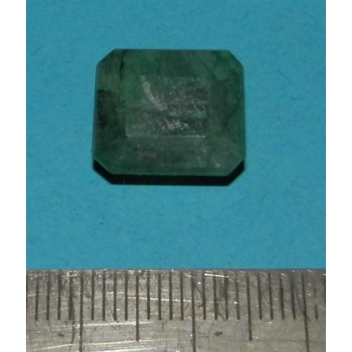 Smaragd GFA - emerald gesl. - 14,2x12,3mm - met certificaat