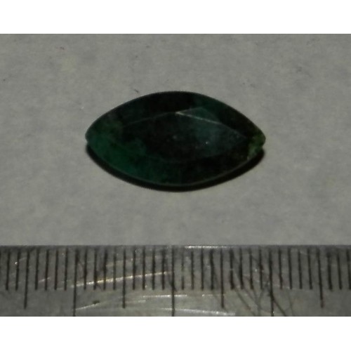 Smaragd GFE - marquise gesl. - 19,1x10mm - met certificaat