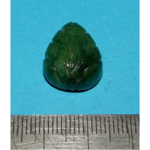 Smaragd GMH - Moghul gesneden - 18x14,5mm
