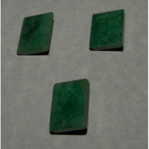Smaragden GFN - emerald geslepen - diverse afmetingen