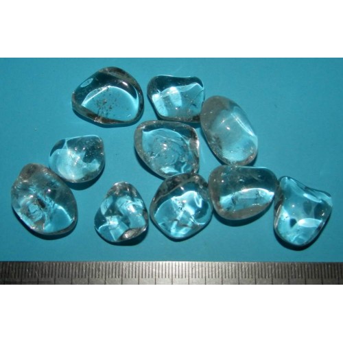 10 stuks Bergkristal - Brazilië - lot G - 64,9 gram