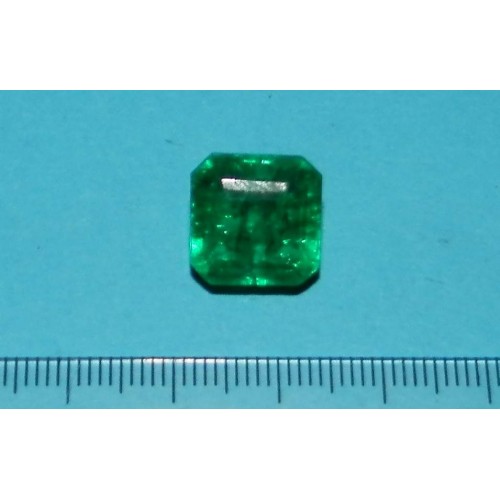 Smaragd GHV - emerald gesl. - 12,6x12,4mm - met certificaat