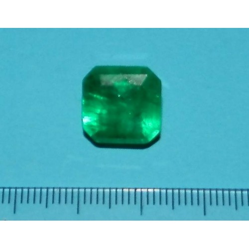 Smaragd GIR - emerald gesl. - 12,4x12,3mm - met certificaat