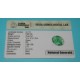 Smaragd GIV - ovaal geslepen - 12x10mm - met certificaat