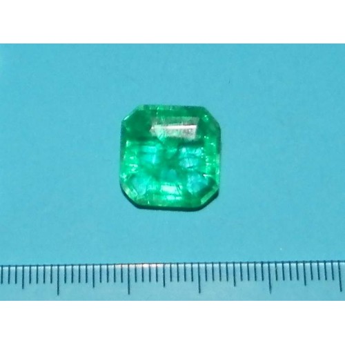 Smaragd GIY - emerald geslepen - 14,3x14mm - met certificaat