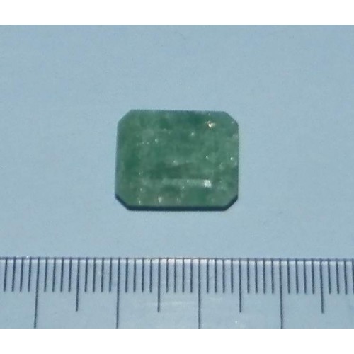 Smaragd GJG - emerald geslepen - 15x12mm - met certificaat