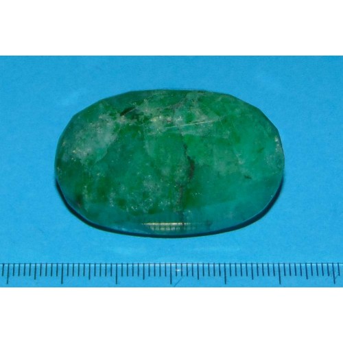 Smaragd GKF - ovaal geslepen - 42x28mm - met certificaat