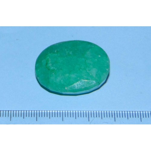 Smaragd GKY - ovaal geslepen - 30x24mm - met certificaat
