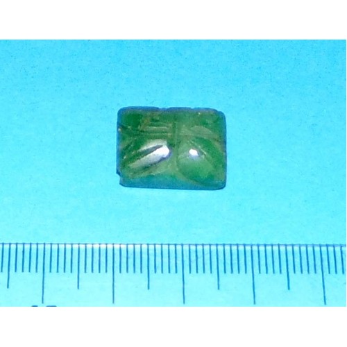 Smaragd GMAL - Moghul gesneden - 16,5x12,2mm