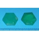 Smaragden GPL - zeshoekig - 23x23mm - met certificaat