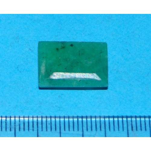 Smaragd GQD - prinses geslepen - 15,7x11mm
