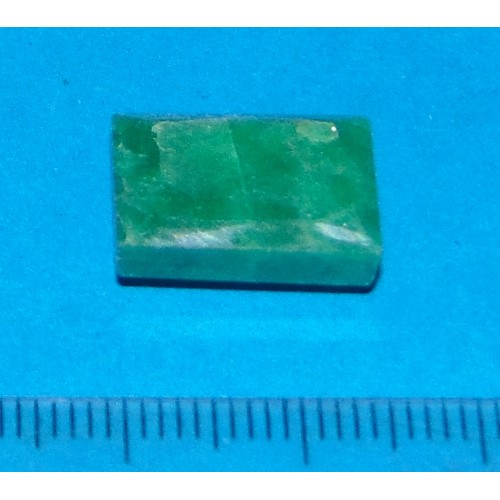 Smaragd GQS - prinses geslepen - 20x10,5mm