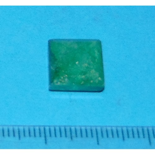 Smaragd GQM - prinses geslepen - 11x10,5mm