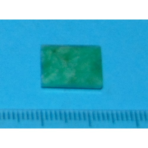 Smaragd GQW - prinses geslepen - 12,7x9,6mm