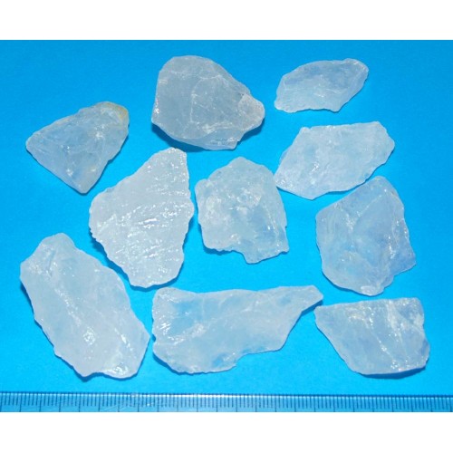 10 Stuks Bergkristal - Brazilië - lot CW - 146,9 gram