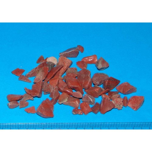 Rode Jaspis split - 20 gram