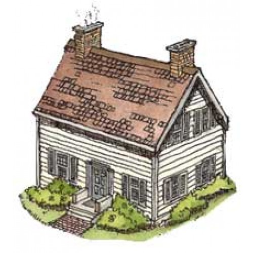 Henry Ford huis in h0 (1:87) - papieren bouwplaat