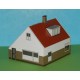 Vrijstaand huis in 1:56 (28mm) - papieren bouwplaat