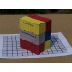 6 20 voets containers in h0 (1:87) - set A - papieren bouwplaat